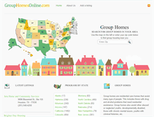 Tablet Screenshot of grouphomesonline.com